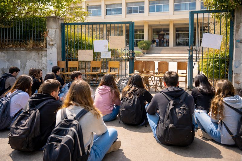 Κατάληψη σε Γυμνάσιο της Κυψέλης μετά τον σοβαρό τραυματισμό 14χρονης μαθήτριας