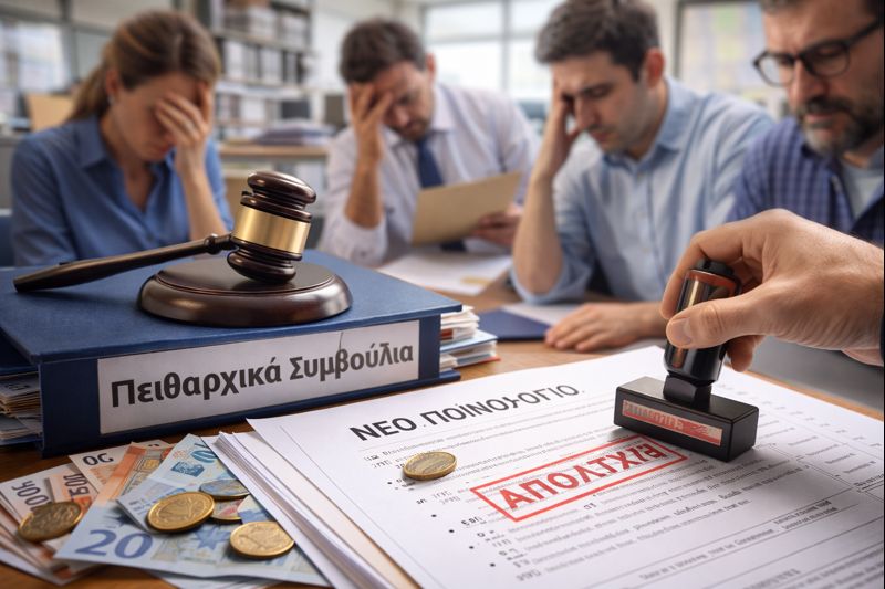Πειθαρχικό-φωτιά στο Δημόσιο: Απολύσεις, βαριά πρόστιμα και μηδενική ανοχή από 1/1/2026
