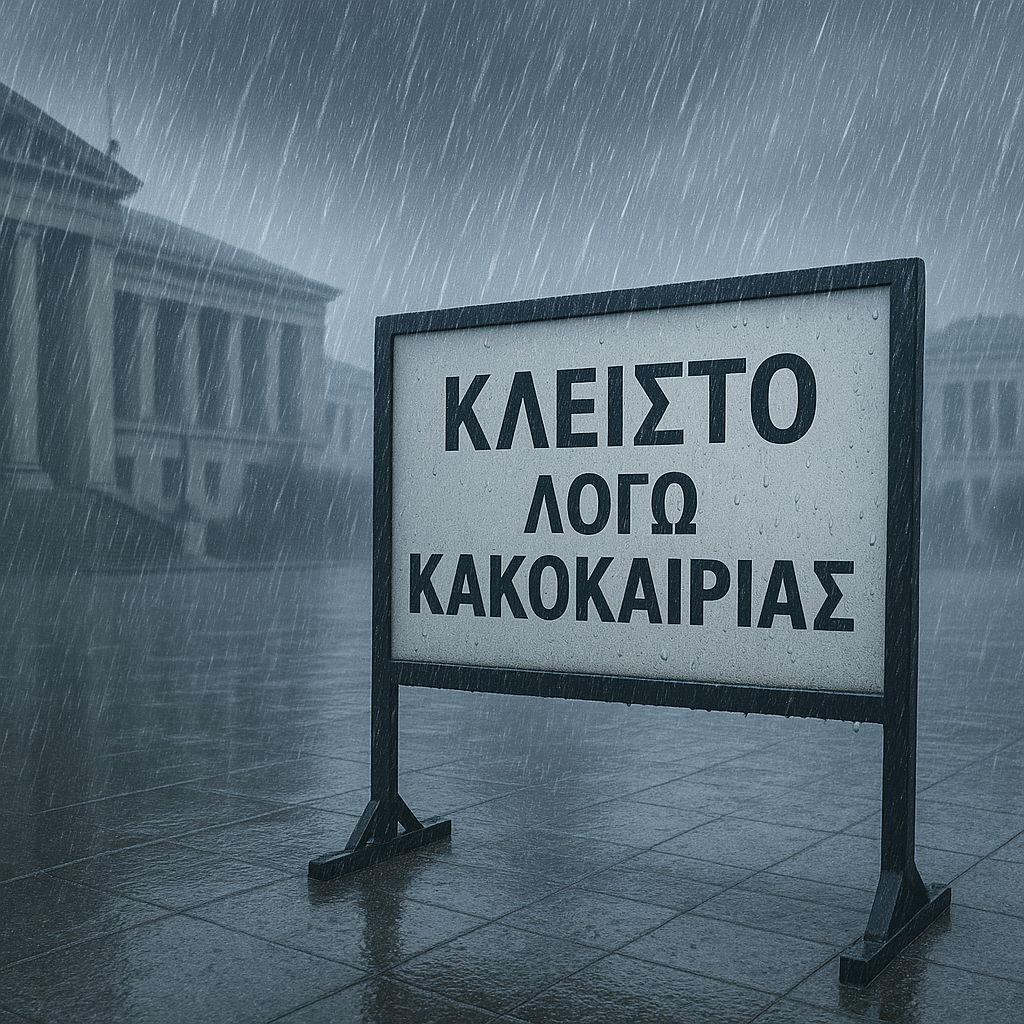 Κακοκαιρία Byron: Πανεπιστήμια κατεβάζουν ρολά – Πρωτοφανές κύμα αναστολών!