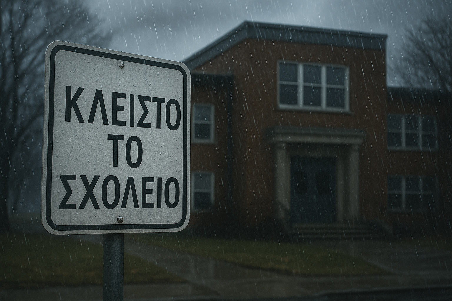 Κλειστά σχολεία σήμερα Παρασκευή – Αναλυτικός κατάλογος.