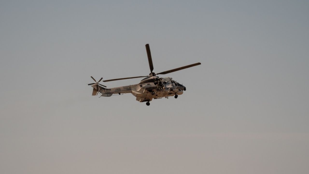 Super Puma συμμετέχει στη διάσωση περιπατητή στο φαράγγι του Αμπά στην Κρήτη
