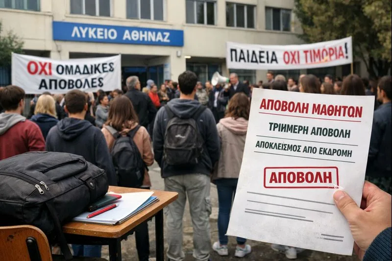 «Τιμωρία αντί παιδαγωγικής: Ομαδικές αποβολές που τραυματίζουν το δημόσιο σχολείο»