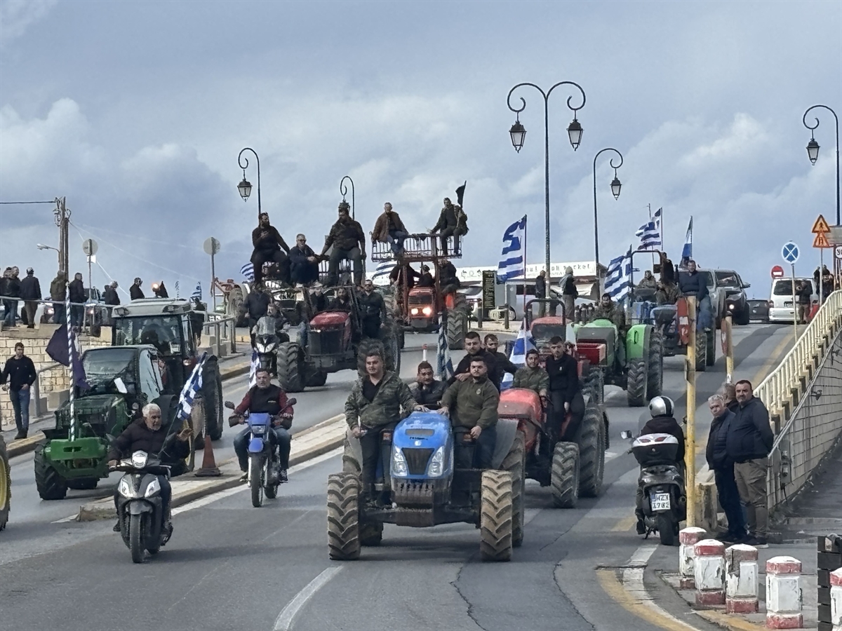 «Παραλύει» η Κρήτη από την Δευτέρα 8/12 – Αγροτοκτηνοτροφικά μπλόκα σε λιμάνια και αεροδρόμια
