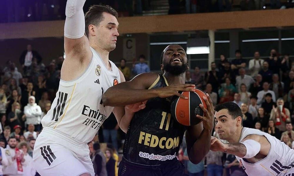 Euroleague: Η Μονακό «επικράτησε» της Ρεάλ Μαδρίτης