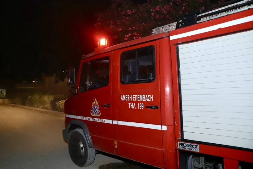 Κρήτη: Συναγερμός στο Ηράκλειο – Φωτιά σε νταλίκα στον ΒΟΑΚ