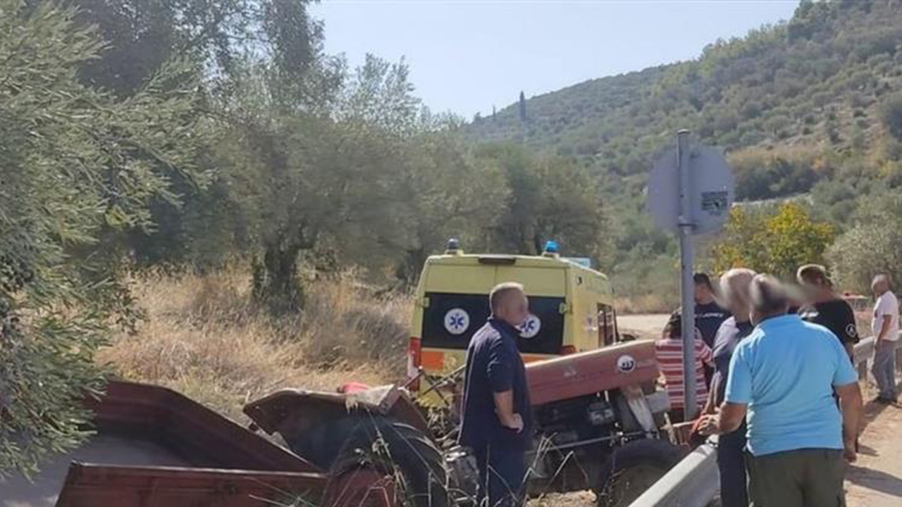 Τραγικό τροχαίο με οδηγό τρακτέρ