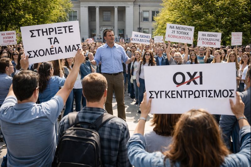 Χάρης Δούκας: Όχι άλλη αποδόμηση της Παιδείας στο όνομα του συγκεντρωτισμού