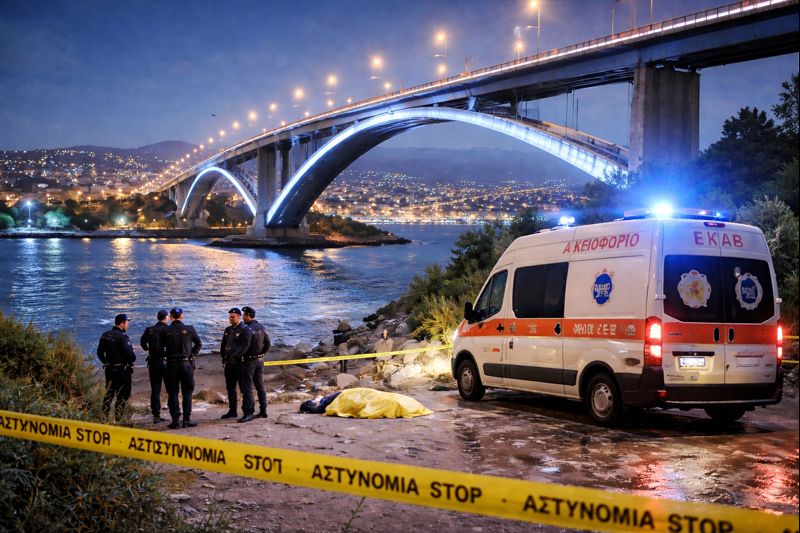«Σοκ στη Χαλκίδα: 15χρονος μαθητής βρέθηκε νεκρός κάτω από τη Γέφυρα»