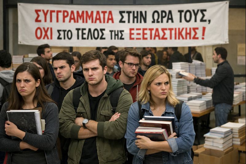Συγγράμματα όταν τελειώνουν τα μαθήματα: θεσμική κοροϊδία εις βάρος των φοιτητών