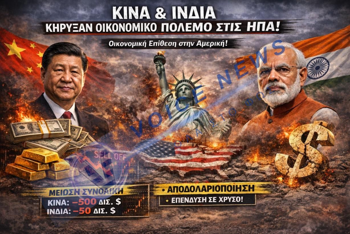 ΚΙΝΑ ΚΑΙ ΙΝΔΙΑ ΚΗΡΥΞΑΝ ΠΑΓΚΟΣΜΙΟ ΟΙΚΟΝΟΜΙΚΟ ΠΟΛΕΜΟ ΣΤΙΣ ΗΠΑ!!!