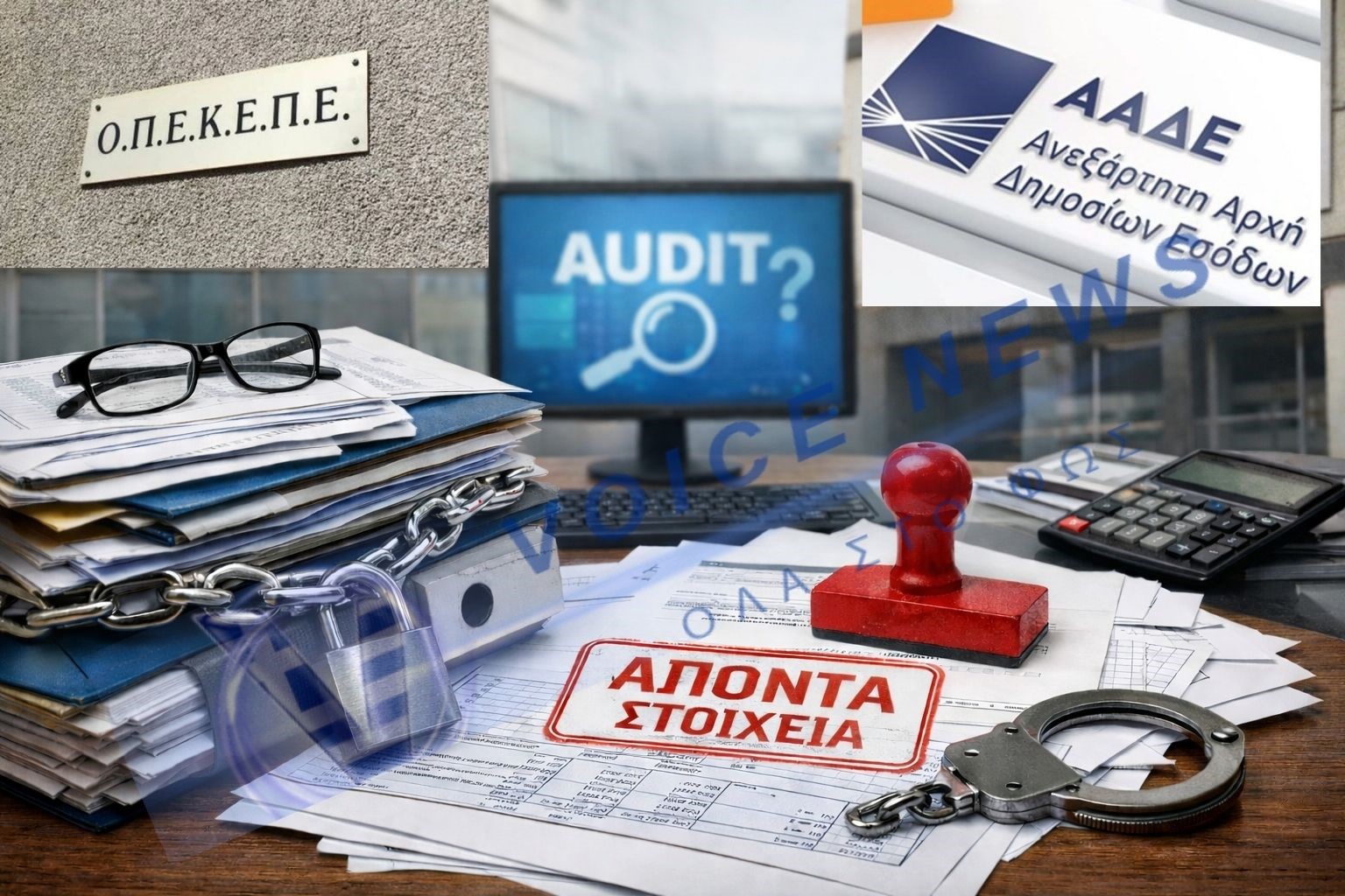 ΠAΡΑΙΤΗΘΗΚΑΝ ΟΙ ΟΡΚΩΤΟΙ ΛΟΓΙΣΤΕΣ ΑΠΟ ΤΟΝ ΕΛΕΓΧΟ ΤΟΥ ΟΠΕΚΕΠΕ-Η ΑΑΔΕ ΔΕΝ ΕΔΩΣΕ ΤΑ ΣΤΟΙΧΕΙΑ