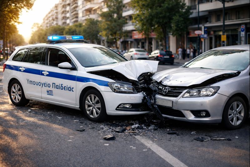 Αποζημίωση 62.090 ευρώ για τροχαίο με κρατικό όχημα