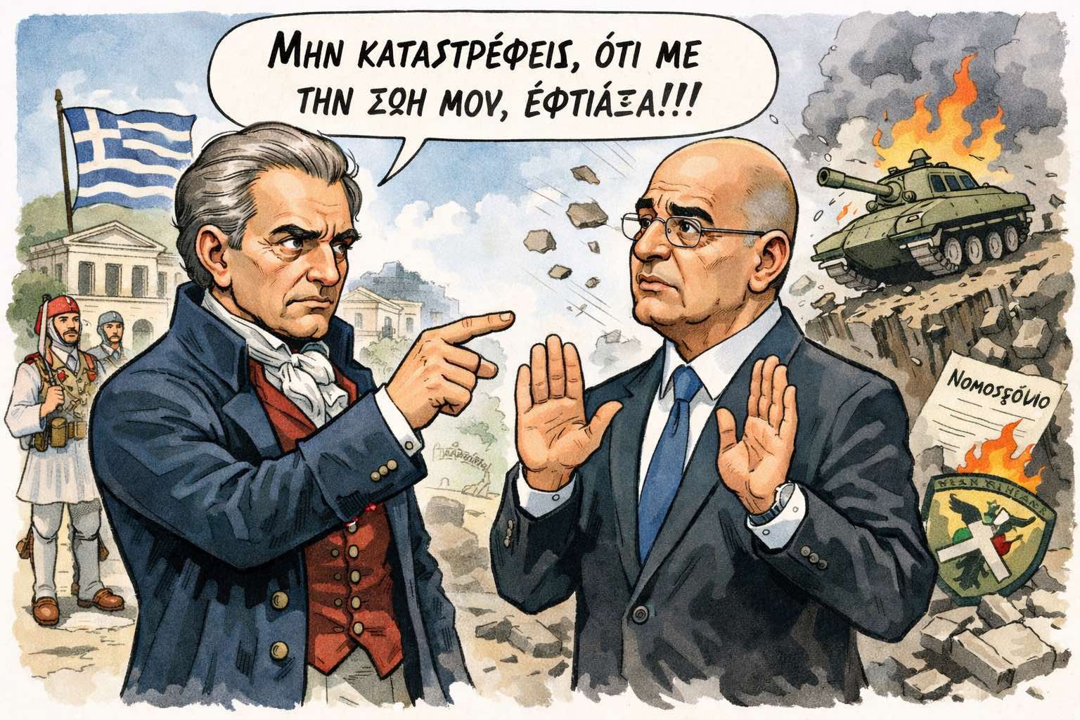 ΑΠΟ ΤΟΝ ΚΑΠΟΔΙΣΤΡΙΑ ΣΤΟΝ ΔΕΝΔΙΑ: ΔΥΟ ΕΠΤΑΝΗΣΙΟΙ, ΔΥΟ ΕΠΟΧΕΣ, ΔΥΟ ΑΝΤΙΛHΨΕΙΣ ΓΙΑ ΤΟ ΚΡΑΤΟΣ