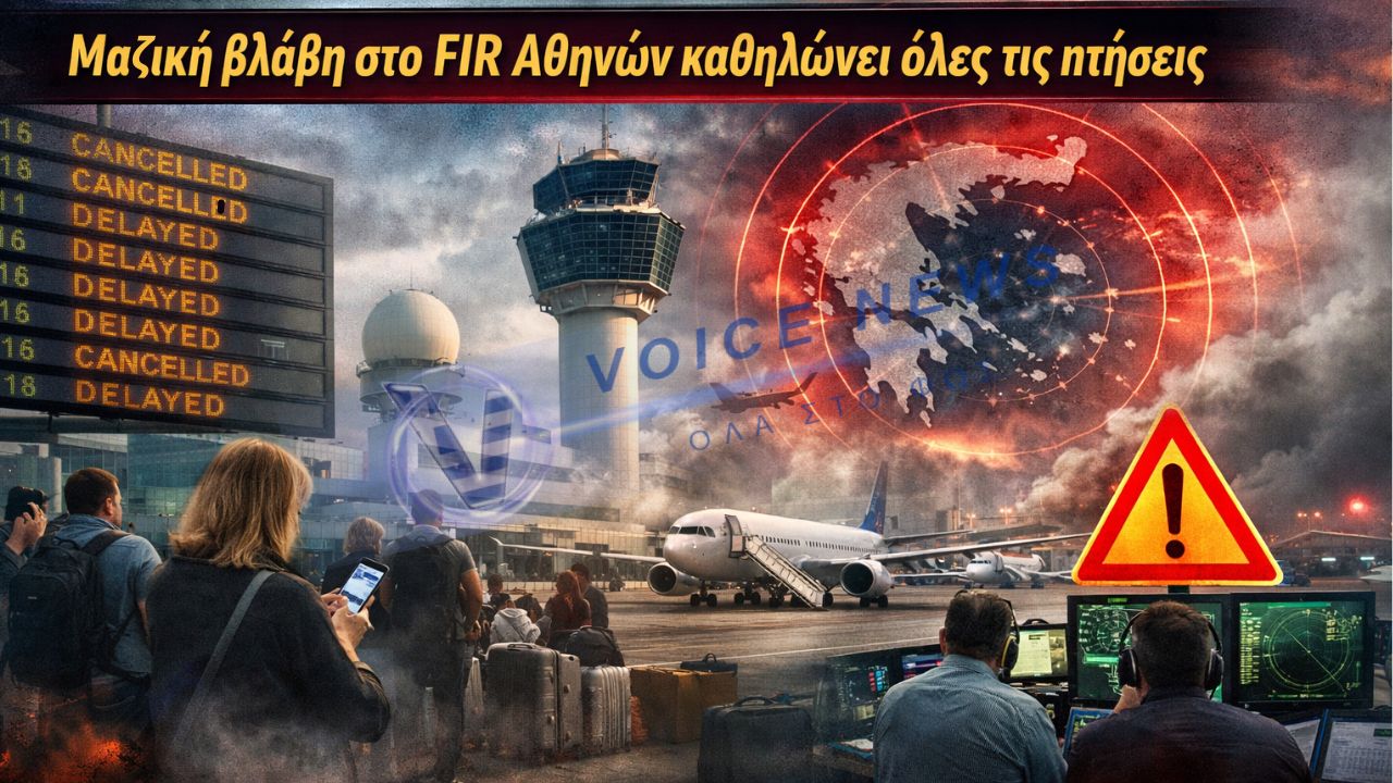ΣΥΝΕΧΙΖΕΤΑΙ ΤΟ ΧΑΟΣ ΣΤΑ ΕΛΛΗΝΙΚΑ ΑΕΡΟΔΡΟΜΙΑ: ΜΕΤΑ ΤΗ ΜΑΖΙΚΗ ΒΛΑΒΗ ΣΤΟ FIR ΑΘΗΝΩΝ – ΚΑΜΙΑ ΒΟΗΘΕΙΑ, ΚΑΜΙΑ ΠΡΟΝΟΙΑ ΓΙΑ ΤΟΥΣ ΕΠΙΒΑΤΕΣ
