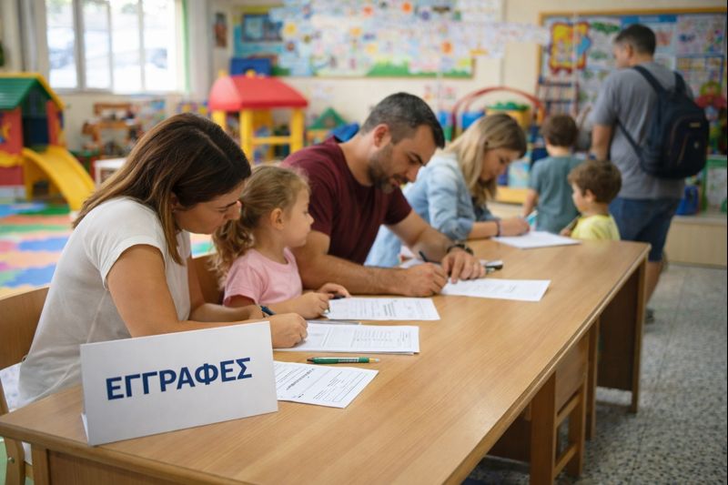 Ξεκινούν οι εγγραφές στα δημόσια νηπιαγωγεία για το σχολικό έτος 2026–2027