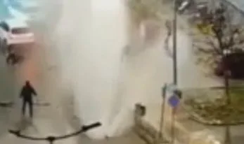 Σοβαρό εργατικό ατύχημα στην Αγίου Δημητρίου: Αγωγός έσπασε και εκτόξευσε τους εργάτες στον αέρα