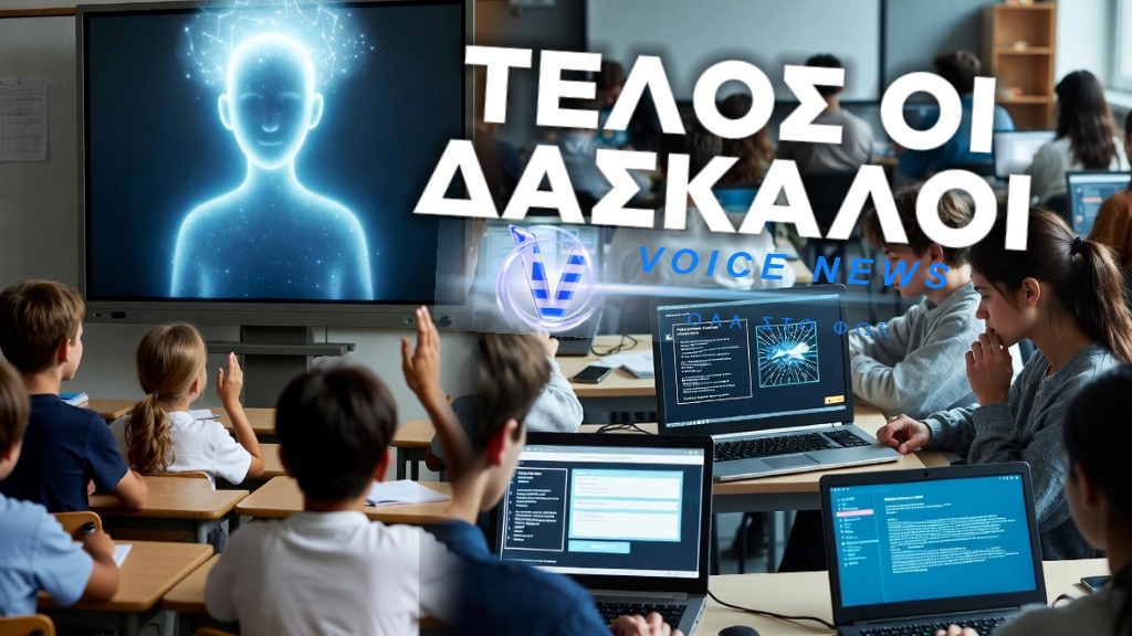 ΘΕΛΟΥΝ ΝΑ ΕΠΙΒΑΛΛΟΥΝ ΤΗΝ ΤΕΧΝΗΤΗ ΝΟΗΜΟΣΥΝΗ ΣΤΑ ΣΧΟΛΕΙΑ ΑΝΤΙ ΔΑΣΚΑΛΟΥ