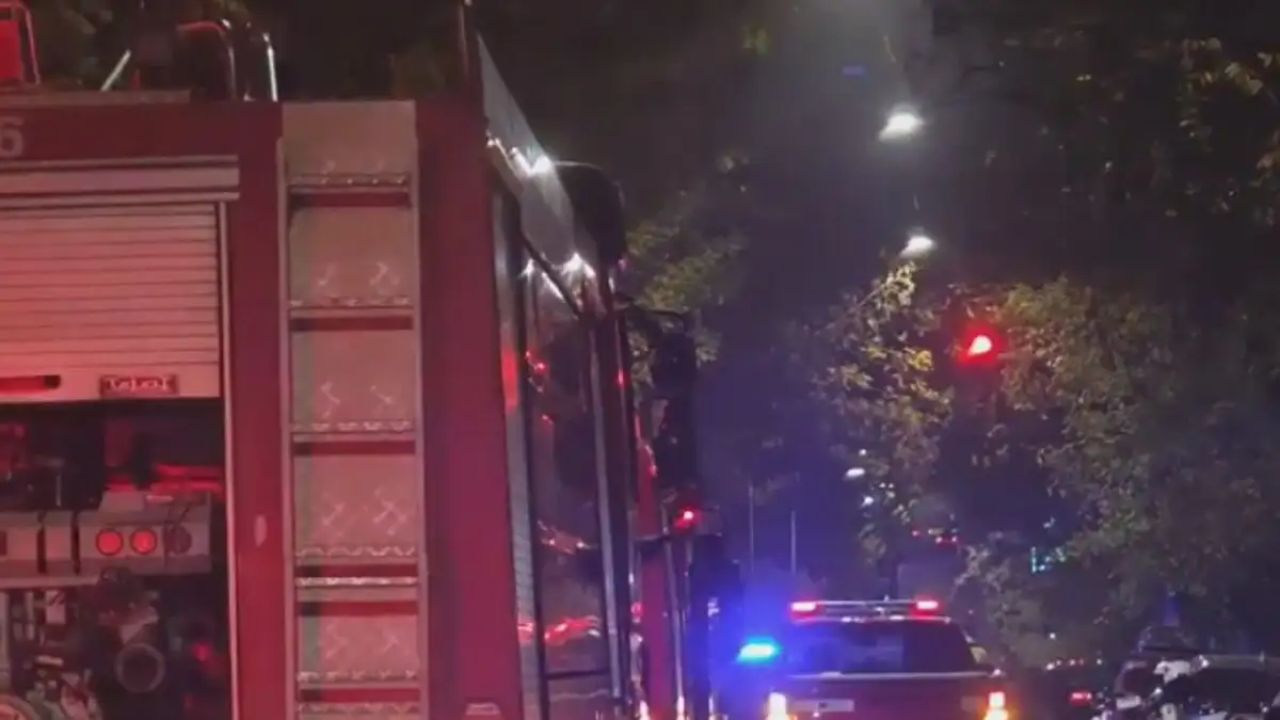 Φωτιά στην Προεδρία της Δημοκρατίας: Κλειστός ο δρόμος στη Βασιλέως Γεωργίου (ΒΙΝΤΕΟ)