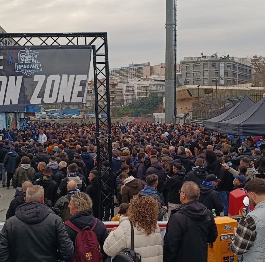 Ηρακλής: Γεμάτο το γήπεδο – Γεμάτοι και οι δρόμοι!
