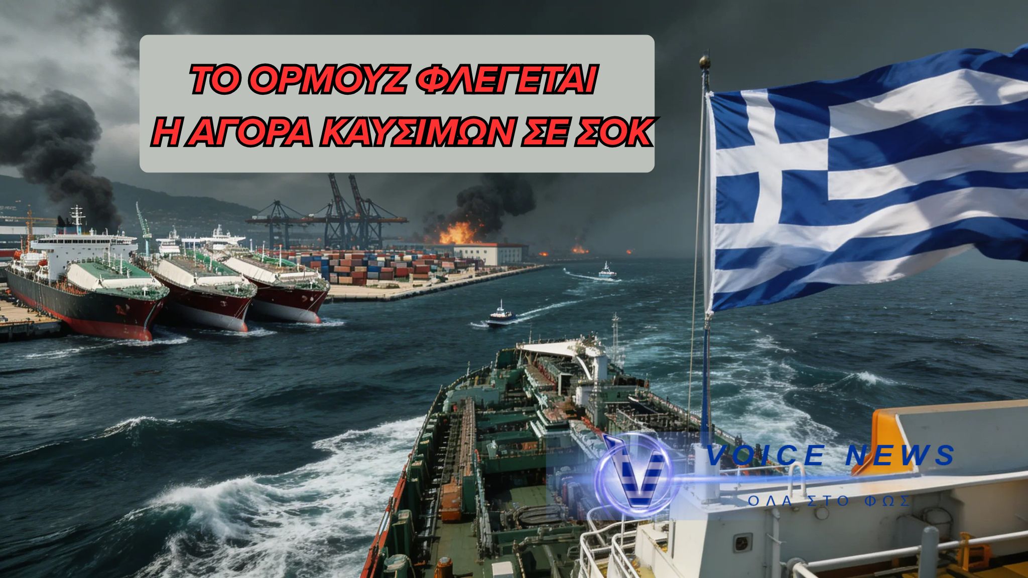 ΤΑ ΣΤΕΝΑ ΤΟΥ ΟΡΜΟΥΖ ΣΕ ΦΩΤΙΑ – ΝΑΥΤΙΛΙΑ ΣΤΟΝ «ΠΑΓΟ», ΚΑΥΣΙΜΑ ΣΤΟΝ ΟΥΡΑΝΟ