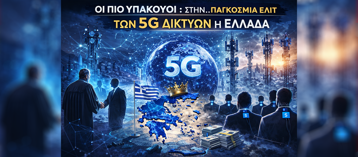 ” ΟΙ ΠΙΟ ΥΠΑΚΟΥΟΙ ” : ΣΤΗΝ..ΠΑΓΚΟΣΜΙΑ ΕΛΙΤ ΤΩΝ 5G ΔΙΚΤΥΩΝ Η ΕΛΛΑΔΑ