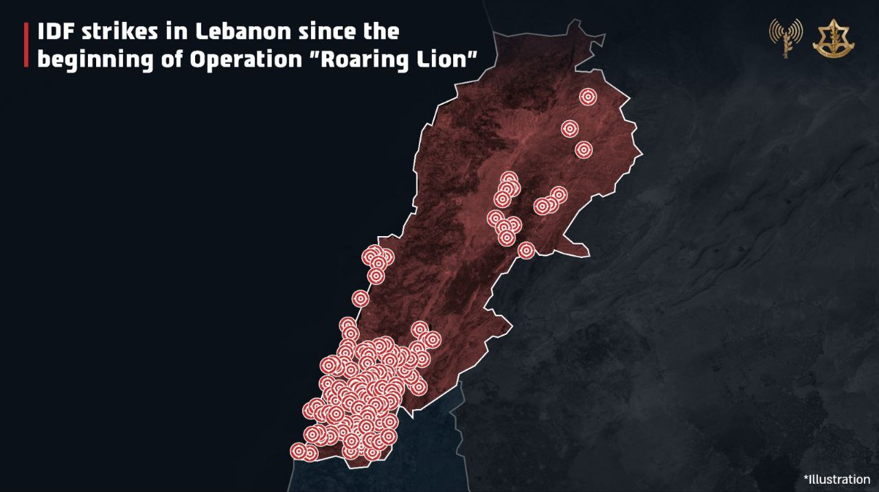 IDF στον Λίβανο – επιχειρησιακή ενημέρωση