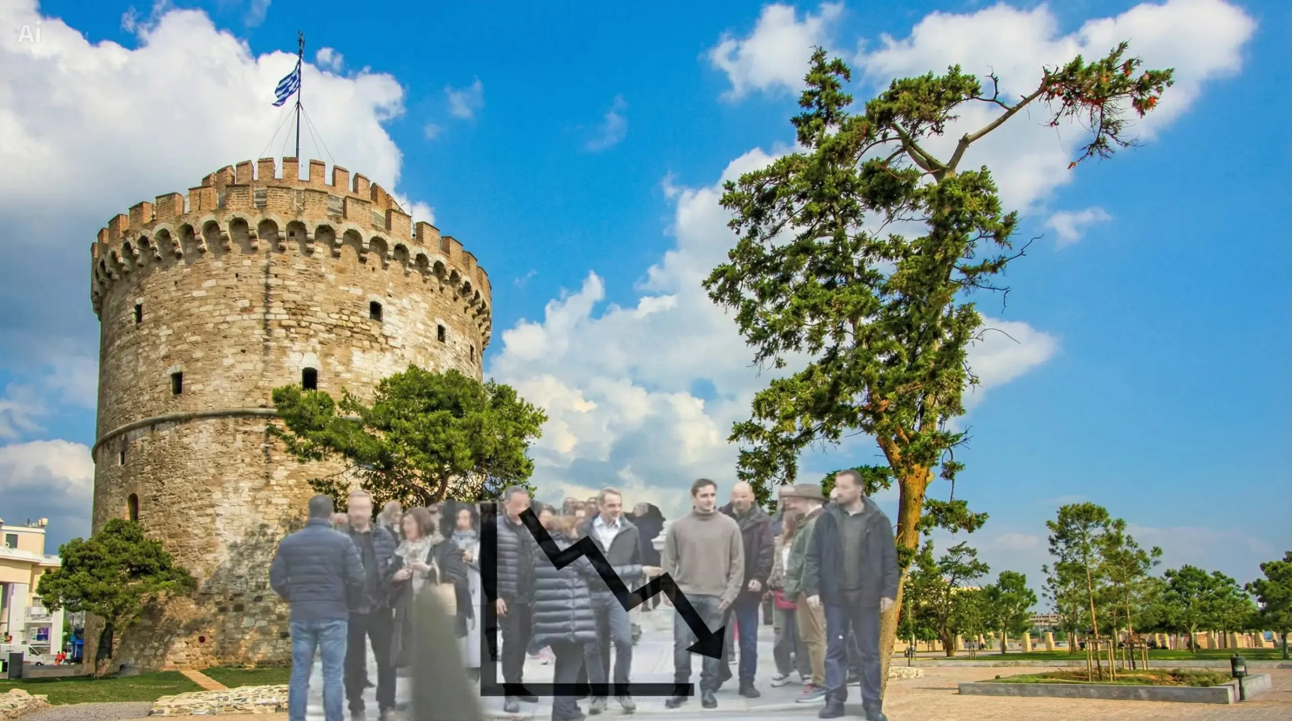 Θεσσαλονίκη-Πανικός στην Κυβέρνηση: Τρέχουν με έργα και υποσχέσεις να σταματήσουν την κατάρρευση