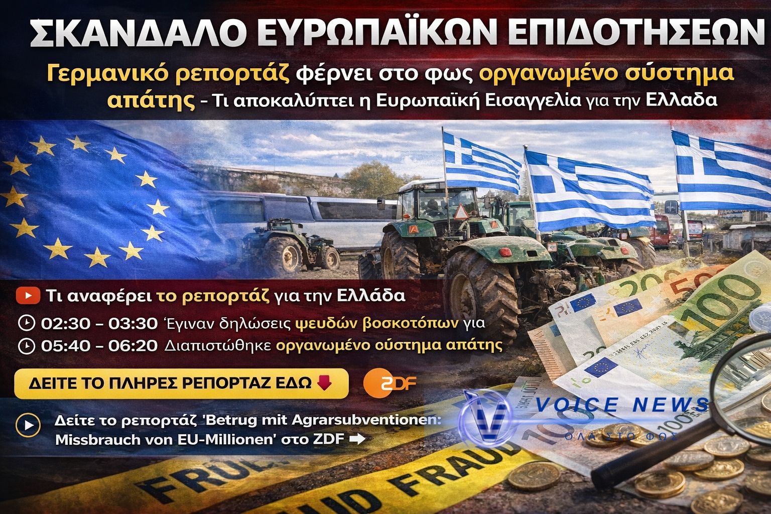 ΣΚΑΝΔΑΛΟ ΕΥΡΩΠΑΪΚΩΝ ΕΠΙΔΟΤΗΣΕΩΝ: Γερμανικό ρεπορτάζ φέρνει στο φως οργανωμένο σύστημα απάτης – Τι αποκαλύπτει η Ευρωπαϊκή Εισαγγελία για την Ελλάδα