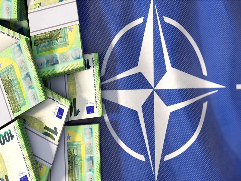 Η σχεδιαζόμενη «Τράπεζα του ΝΑΤΟ» αναμένεται να χρηματοδοτήσει την επικείμενη κούρσα εξοπλισμών της Ευρώπης με τη Ρωσία