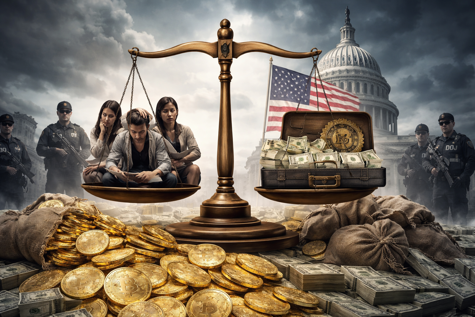 Σκάνδαλο 15 δις σε bitcoin: ποιος παίρνει τα κλεμμένα – τα θύματα ή το κράτος των ΗΠΑ;