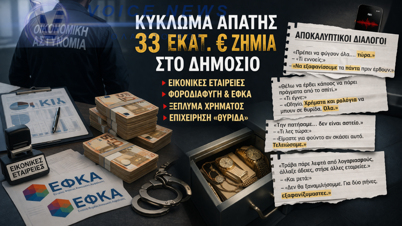 «Είμαστε για φούντο»: Οι διάλογοι-φωτιά που καίνε το κύκλωμα των 33 εκατ. – πανικός, εντολές και εξαφανίσεις