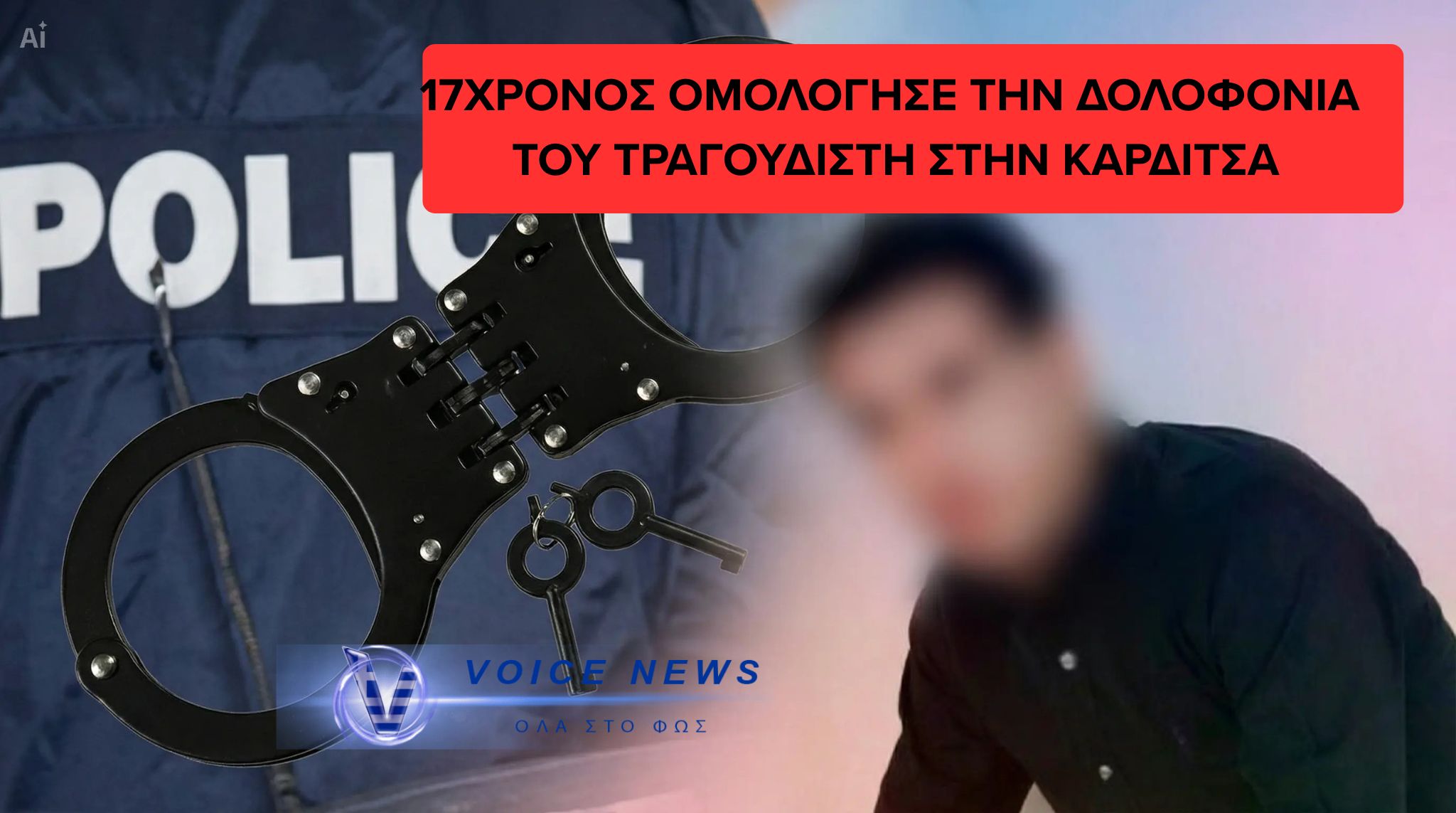 ΣΥΝΕΛΗΦΘΗ Ο ΕΝΑΣ ΕΚ ΤΩΝ ΔΥΟ ΔΡΑΣΤΩΝ ΤΗΣ ΔΟΛΟΦΟΝΙΑΣ ΤΟΥ ΤΡΑΓΟΥΔΙΣΤΗ ΣΤΗΝ ΚΑΡΔΙΤΣΑ