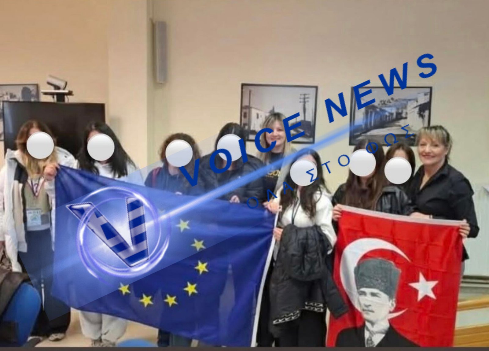 ΕΙΚΟΝΕΣ ΝΤΡΟΠΗΣ ΜΕΣΑ ΑΠΟ ΤΟ ΔΗΜΑΡΧΕΙΟ ΕΛΑΣΣΟΝΑΣ – ΑΝΤΙΔΗΜΑΡΧΟΣ ΦΩΤΟΓΡΑΦΗΘΗΚΕ ΜΕ ΤΗΝ ΣΗΜΑΙΑ ΤΟΥ ΣΦΑΓΕΑ ΤΩΝ ΕΛΛΗΝΩΝ ΚΕΜΑΛ ΑΤΑΤΟΥΡΚ