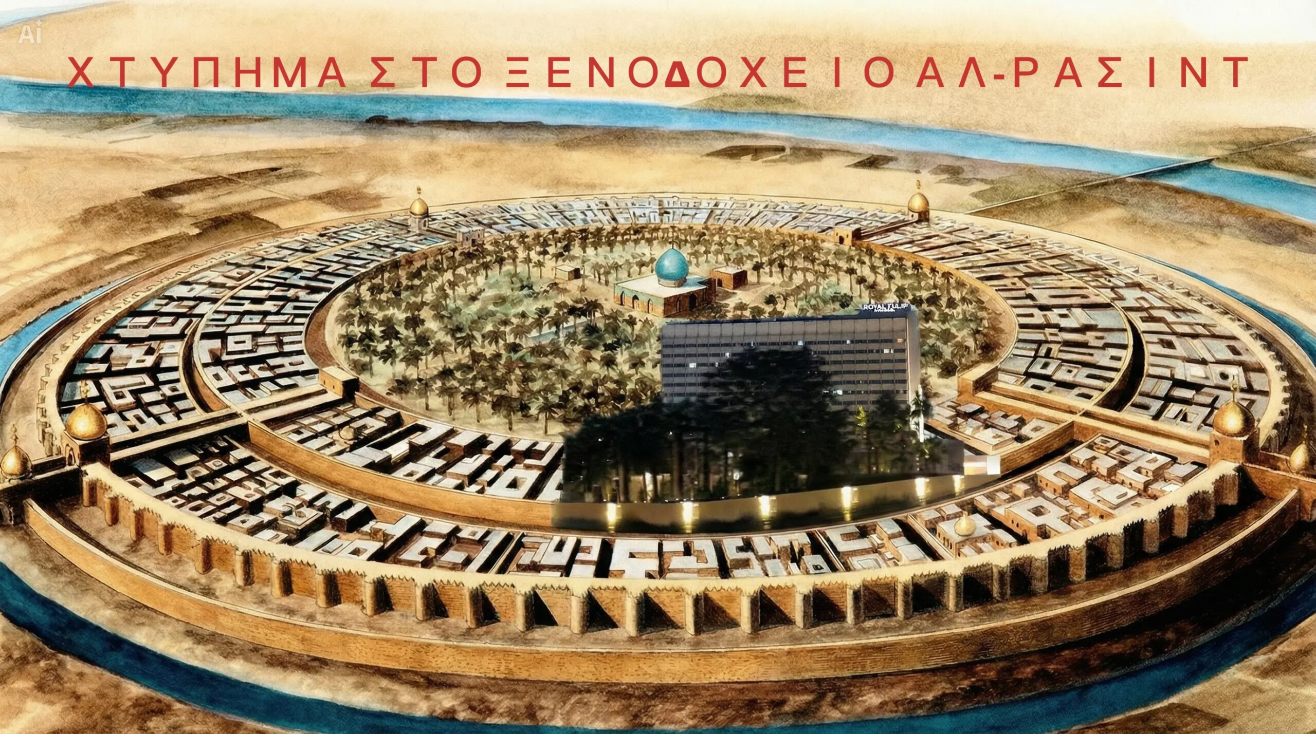 ΕΠΙΘΕΣΗ ΜΕ DRONE ΣΤΟ ΞΕΝΟΔΟΧΕΙΟ AL-RASHID ΣΤΗ ΒΑΓΔΑΤΗ – ΣΤΟΧΟΣ ΔΙΠΛΩΜΑΤΙΚΕΣ ΑΠΟΣΤΟΛΕΣ ΤΗΣ ΕΕ(BINTEO)