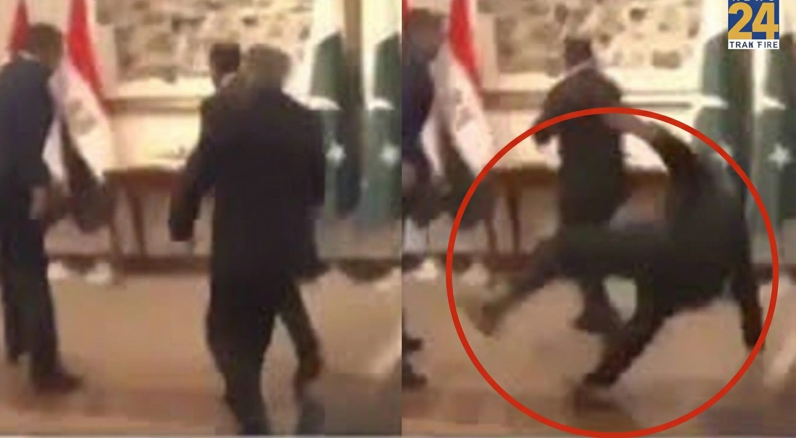 VIRAL πτώση υπουργού στο Πακιστάν -Γλίστρησε μπροστά στις κάμερες ο Ισάκ Νταρ (ΒΙΝΤΕΟ)