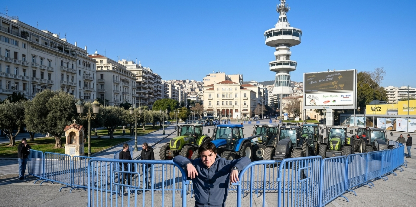 Αγρότες και κτηνοτρόφοι συγκεντρώθηκαν στη ΔΕΘ για ειρηνική διαμαρτυρία κατά την Agrotica – Αδιεκπλήρωτα αιτήματα και αυξήσεις σε λιπάσματα και πετρέλαιο