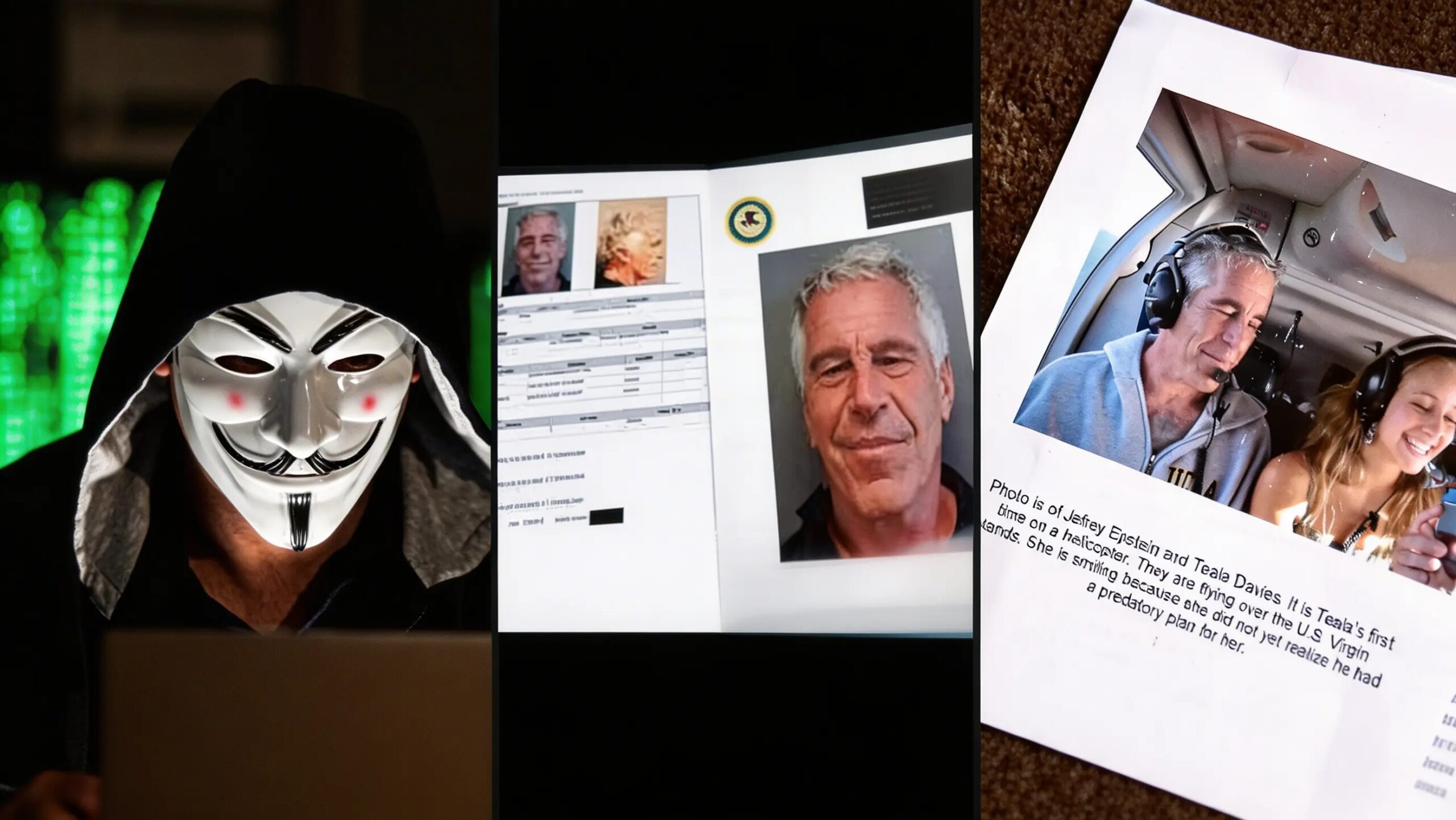 (ΒΙΝΤΕΟ) Anonymous: Υπόσχονται αποκάλυψη των «Epstein Files» και προειδοποιούν για ονόματα που θα σοκάρουν