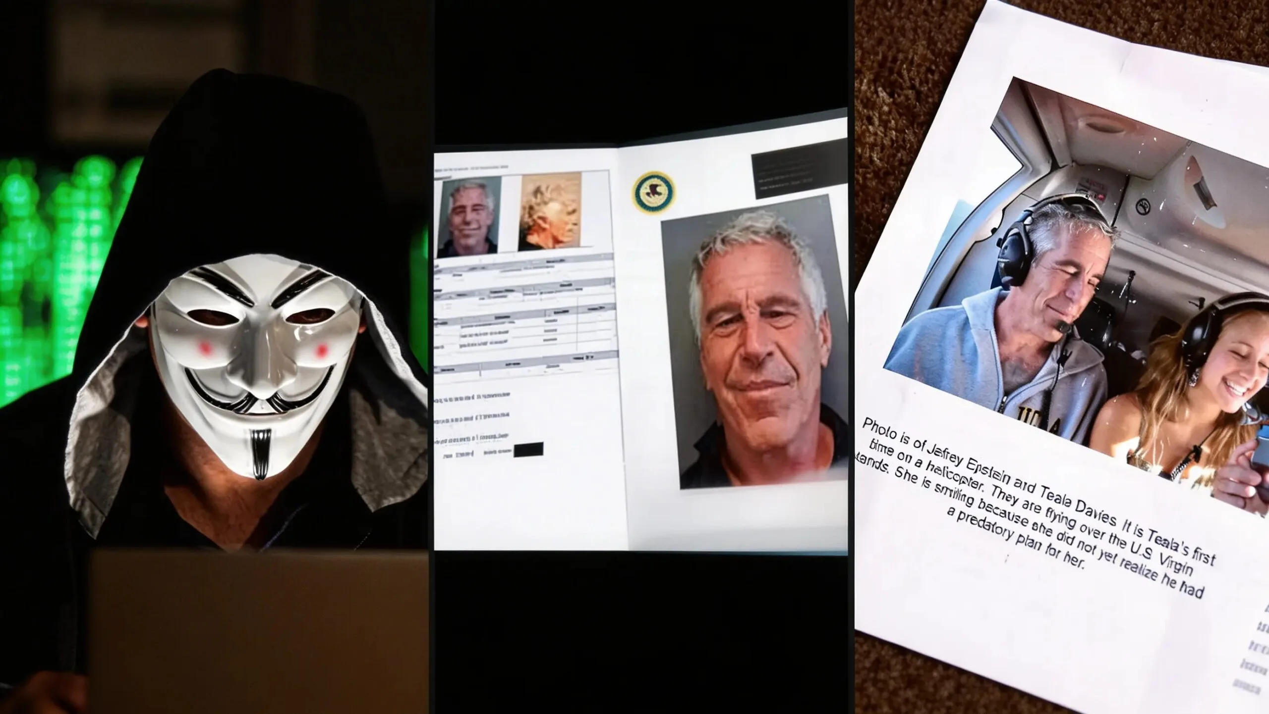 (ΒΙΝΤΕΟ) Anonymous: Υπόσχονται αποκάλυψη των «Epstein Files» και προειδοποιούν για ονόματα που θα σοκάρουν