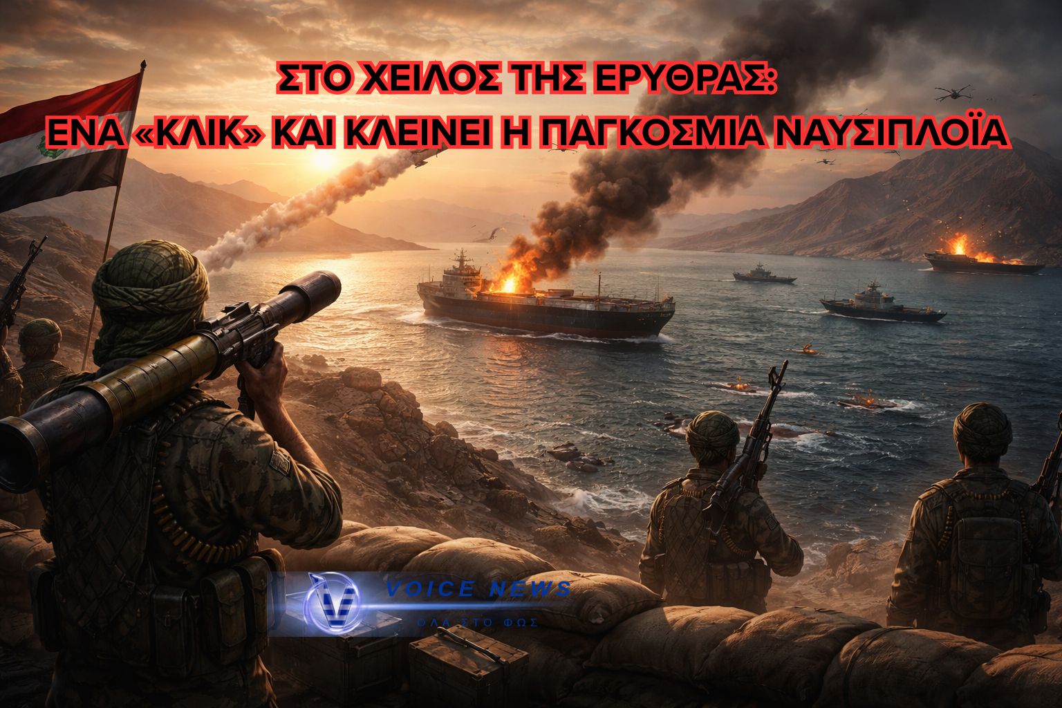 Χούθι: παίζουν με τη φωτιά στην Ερυθρά Θάλασσα  – απειλούν να  «ΚΛΕΙΣΟΥΝ» την παγκόσμια ναυσιπλοϊα