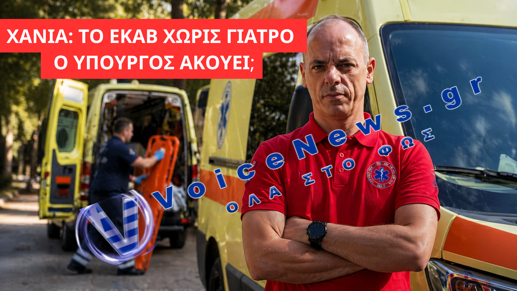 ΣΠΥΡΟ…!!  ΠΑΡΑΙΤΗΘΗΚΕ Ο ΜΟΝΑΔΙΚΟΣ ΓΙΑΤΡΟΣ ΤΟΥ ΕΚΑΒ ΣΤΑ ΧΑΝΙΑ ΓΙΑΤΙ ΔΕΝ ΕΧΕΙ ΥΠΕΡΔΥΝΑΜΕΙΣ – ΕΣΥ ΤΙ ΛΕ Σ ΓΙΑ ΤΑ ΧΑΛΙΑ ΤΟΥ ΕΣΥ;