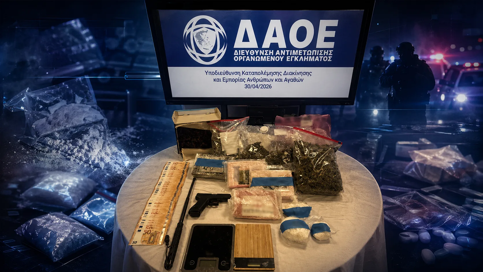 Χτύπημα του ελληνικού FBI σε κύκλωμα ναρκωτικών με δράση και στην Κρήτη