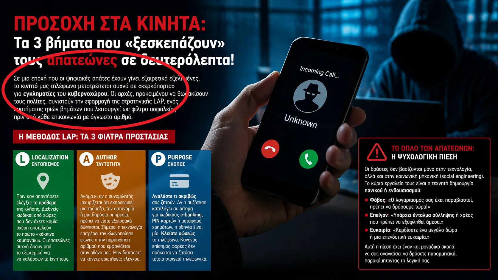 ΠΡΟΣΟΧΗ ΣΤΑ ΚΙΝΗΤΑ: Τα 3 βήματα που «ξεσκεπάζουν» τους απατεώνες σε δευτερόλεπτα!