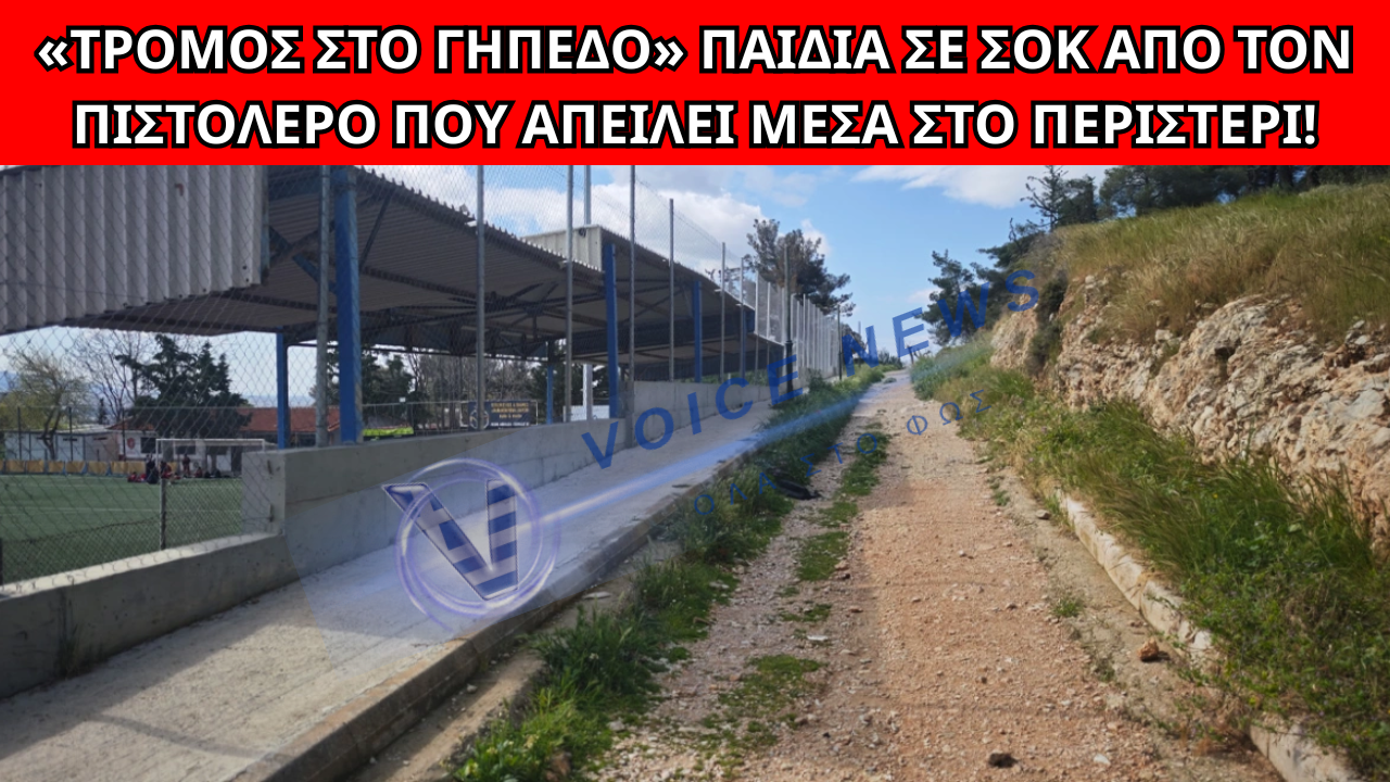 «ΒΓΑΛΕ ΒΙΝΤΕΟ ΤΩΡΑ ΠΟΥ ΘΑ ΠΥΡΟΒΟΛΗΣΩ»: ΠΙΣΤΟΛΕΡΟ ΤΡΟΜΟΚΡΑΤΕΙ ΠΑΙΔΙΑ ΣΤΟ ΠΕΡΙΣΤΕΡΙ