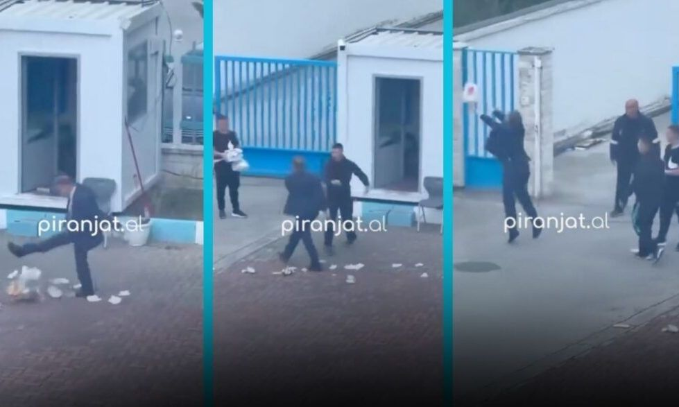 Αλβανία: Σάλος με βίντεο που δείχνει διευθυντή τουρκικού σχολείου να κλωτσάει φαγητά μαθητών