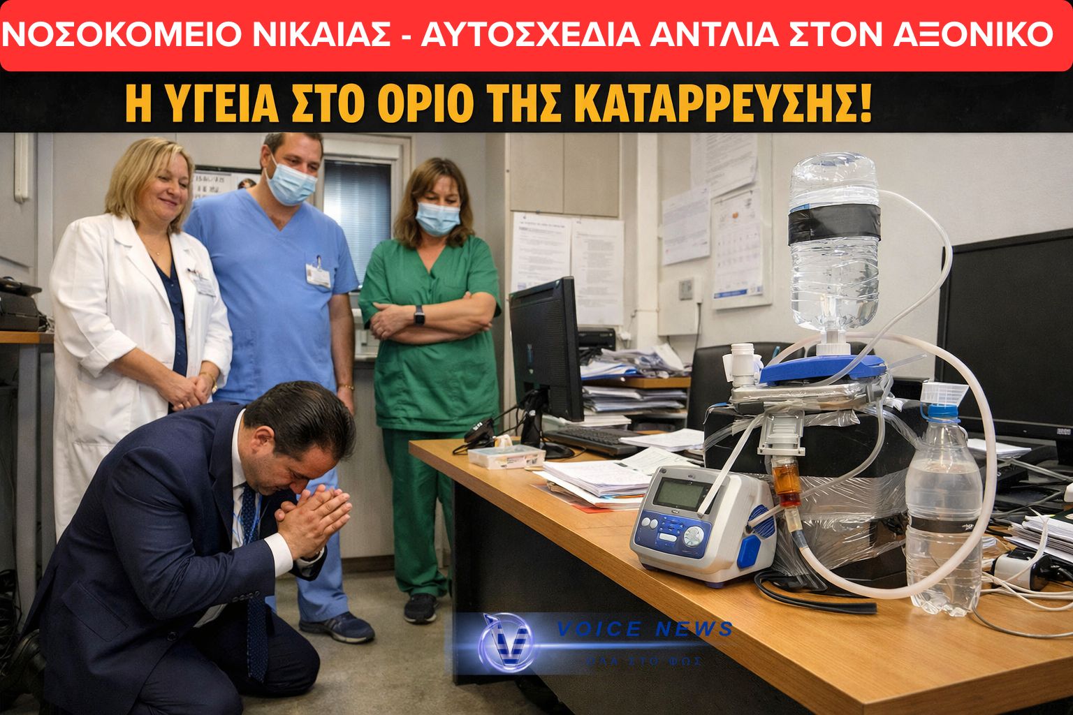 ΝΤΡΟΠΗ! ΑΔΩΝΙ ΤΙ ΧΑΛΙΑ ΕΙΝΑΙ ΑΥΤΑ; – ΑΥΤΟΣΧΕΔΙΑ ΑΝΤΛΙΑ ΣΤΟΝ ΑΞΟΝΙΚΟ – Η ΥΓΕΙΑ ΣΤΟ ΟΡΙΟ ΤΗΣ ΚΑΤΑΡΡΕΥΣΗΣ (BINTEO)