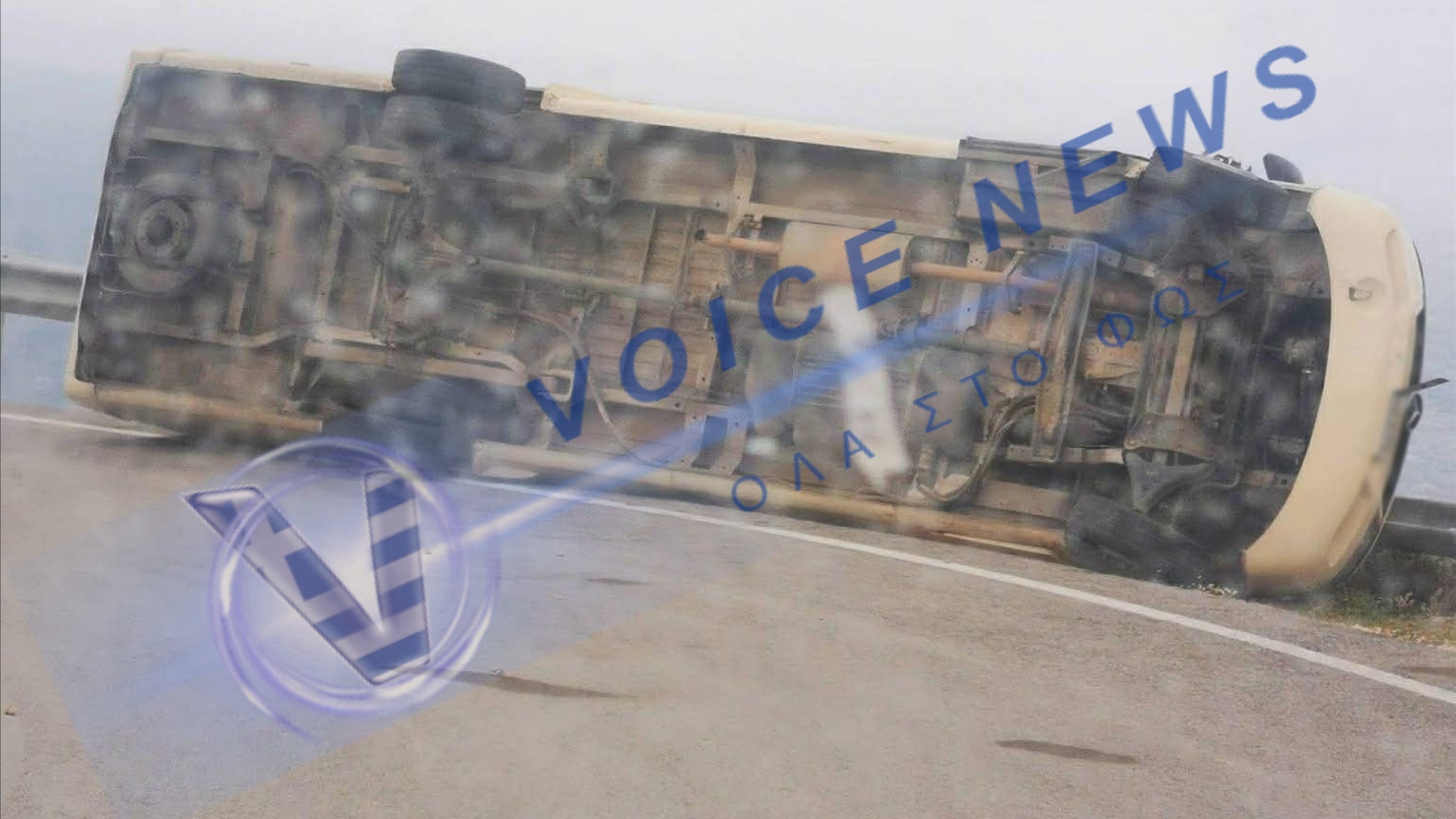 Χανιά: Οι θυελλώδεις άνεμοι αναποδογύρισαν λεωφορείο στα Σφακιά – Στο σκοτάδι οικισμοί και αποκλεισμένη η Αγία Ρουμέλη
