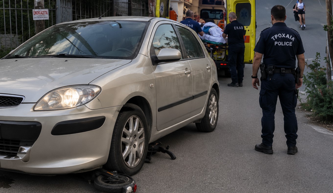 Καλαμάτα: Ηλεκτρικό πατίνι παρέσυρε γυναίκα σε διάβαση πεζών – Επέβαιναν δύο ανήλικοι