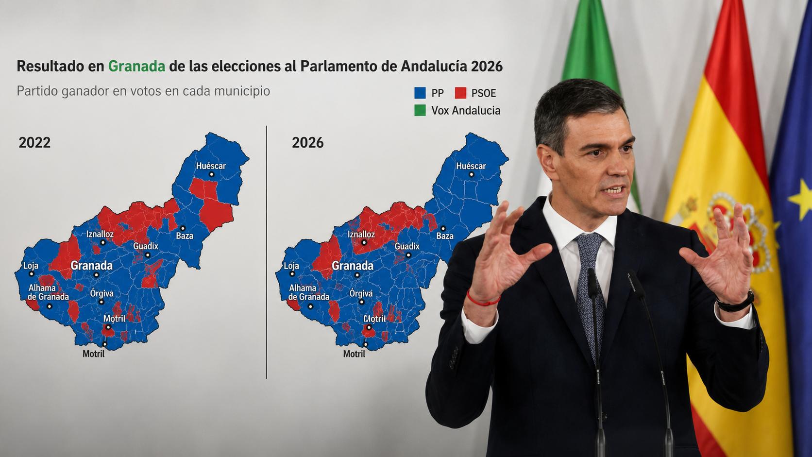Ιστορική πτώση για τους Σοσιαλιστές στην Ανδαλουσία – Το PP χωρίς αυτοδυναμία, ενισχυμένο το Vox