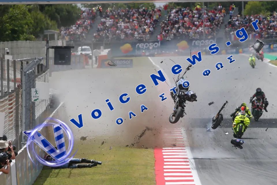 Τρομακτικό ατύχημα στο moto GP της Καταλονίας (ΒΙΝΤΕΟ)