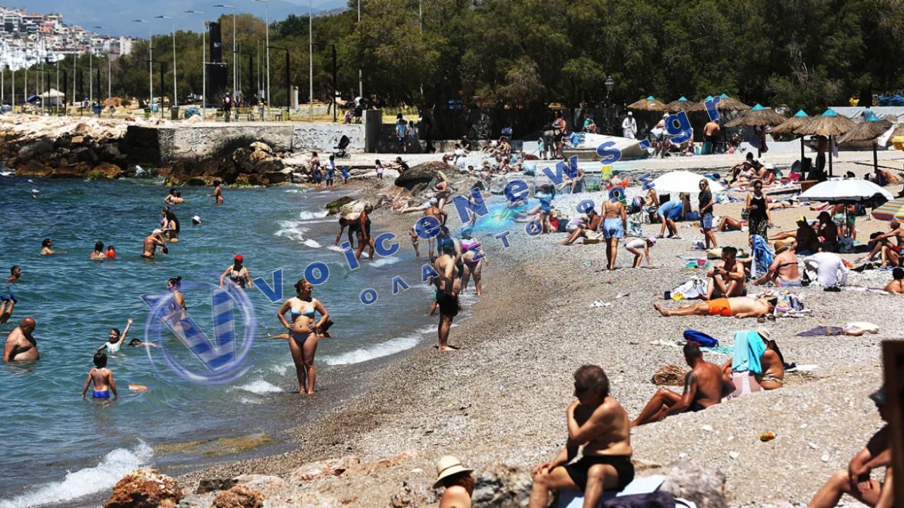 Γεμάτες οι παραλίες της Αττικής – Μαζική έξοδος ενόψει Αγίου Πνεύματος